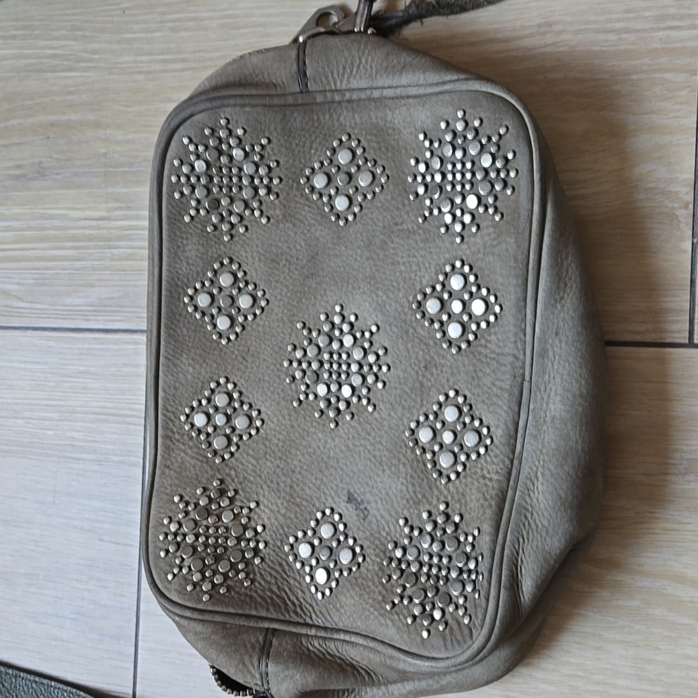 REBECCA MINKOFF Studded Suede Crossbody Bag - Picture 2 of 11